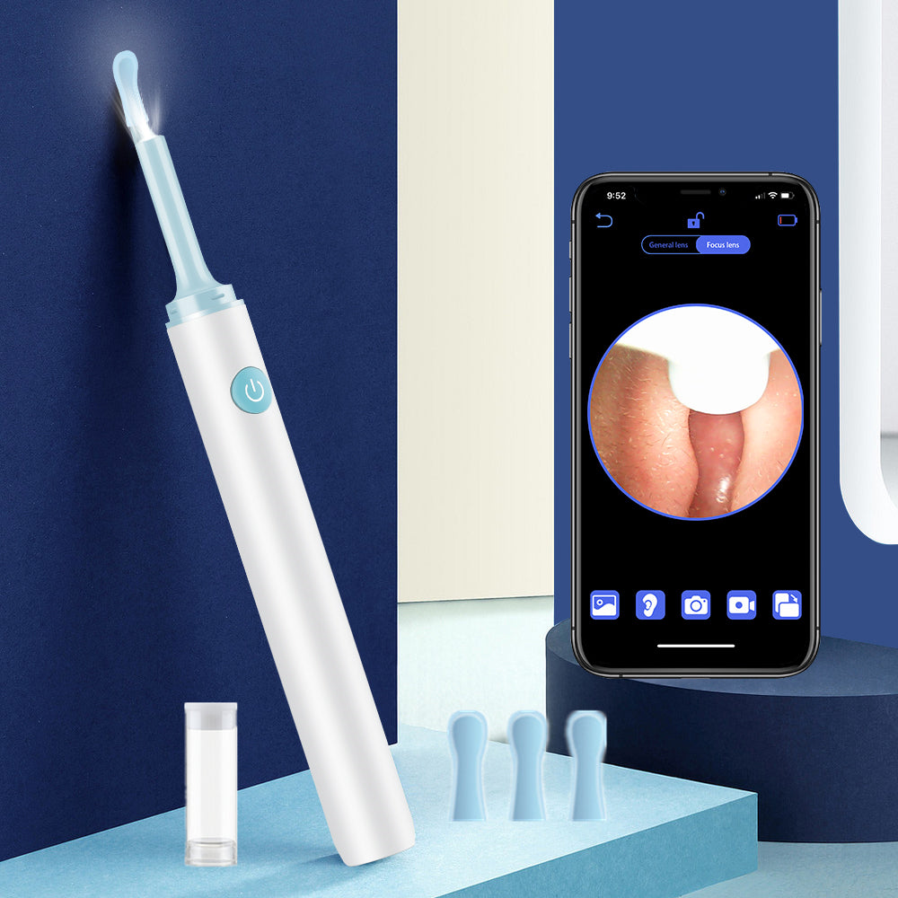 Waterproof Ear Wax Cleaner with Camera and LED Lights